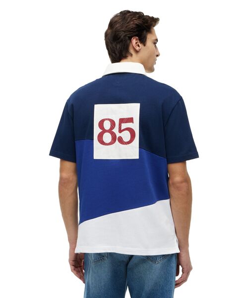 TOMMY HILFIGER(トミーヒルフィガー)の「グラフィックカラーブロッククラシックポロシャツ(ポロシャツ・メンズ・ブルー・MEDIUM/X-LARGE/SMALL/LARGE)」の3枚目の写真