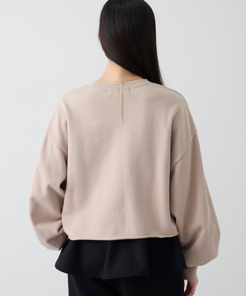 THE PAUSE(ザ ポーズ)の「【THE PAUSE】刺繍ショートスウェット(スウェット・レディース・サックスブルー/ブラウン/ベージュ・FREE)」の15枚目の写真