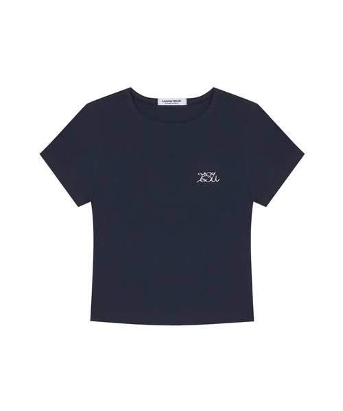 LUVISTRUE(ラヴイズトゥルー)の「BASIC ILOVEU FIT TEE(NAVY)(Tシャツ/カットソー・レディース・その他・FREE)」の1枚目の写真