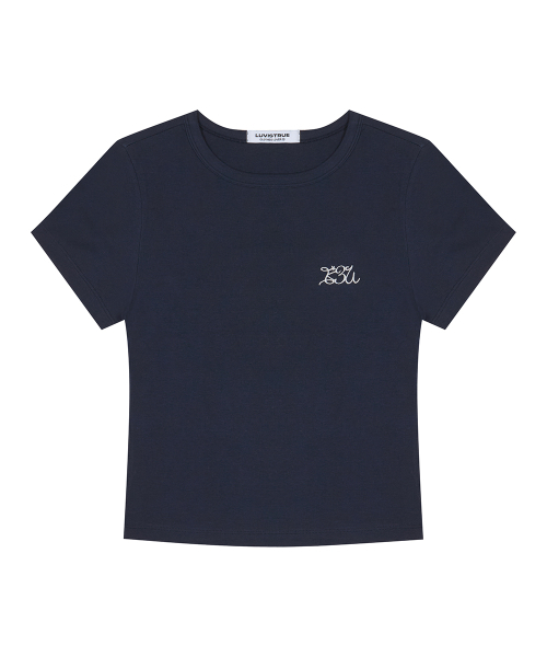 LUVISTRUE(ラヴイズトゥルー)の「BASIC ILOVEU FIT TEE(NAVY)(Tシャツ/カットソー・レディース・その他・FREE)」の2枚目の写真