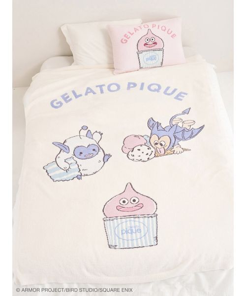 gelato pique Sleep（ジェラートピケスリープ）の「【ドラゴンクエスト】【Sleep】【販路限定】ジャガードピローケース（寝具・レディース・ネイビー/ピンク/オフホワイト・F）」の14枚目の写真