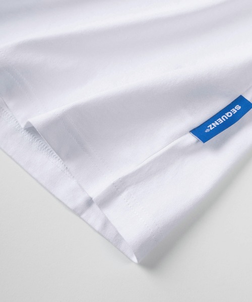 SEQUENZ（シークエンズ）の「【72】【SEQUENZ/シークエンズ】モグモグ拉麺＆スペースキャット ルーズ クルーネック Tシャツ/アニマル柄/猫好き（Tシャツ/カットソー・メンズ・ホワイト/ブラック系/ホワイト系/ブラック・L/M）」の12枚目の写真