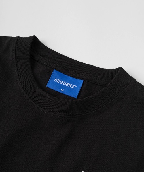 SEQUENZ（シークエンズ）の「【72】【SEQUENZ/シークエンズ】モグモグ拉麺＆スペースキャット ルーズ クルーネック Tシャツ/アニマル柄/猫好き（Tシャツ/カットソー・メンズ・ホワイト/ブラック系/ホワイト系/ブラック・L/M）」の21枚目の写真