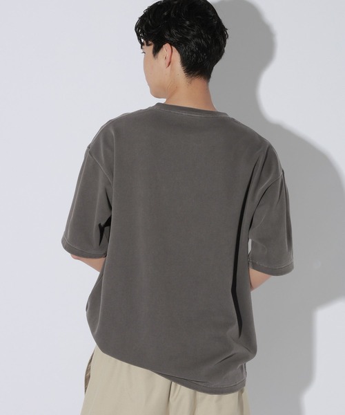 LAKOLE(ラコレ)の「フェードダンボールヘンリー / 1048838(Tシャツ/カットソー・メンズ・ベージュ/レッド/チャコール・MEDIUM/LARGE)」の16枚目の写真