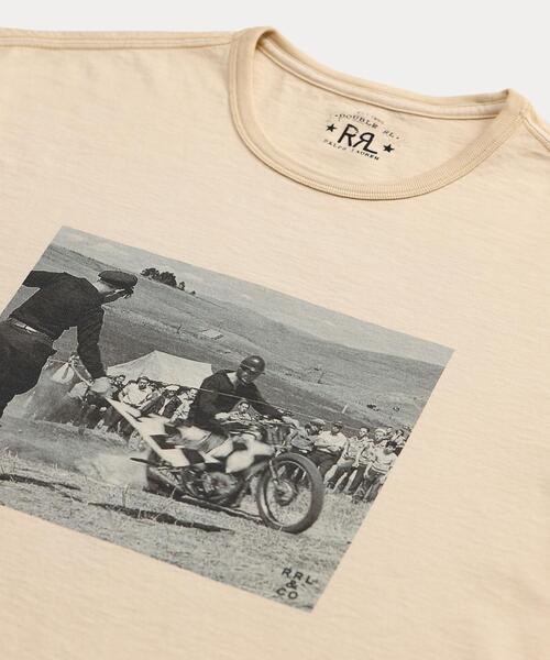 RRL(ダブル アール エル)の「ジャージー グラフィック Tシャツ(Tシャツ/カットソー・メンズ・ホワイト・XL/S/M/L/XXL/XS)」の6枚目の写真