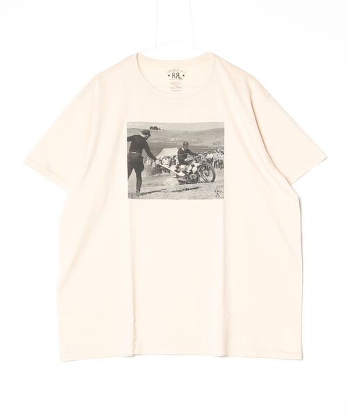 RRL(ダブル アール エル)の「ジャージー グラフィック Tシャツ(Tシャツ/カットソー・メンズ・ホワイト・XL/S/M/L/XXL/XS)」の3枚目の写真