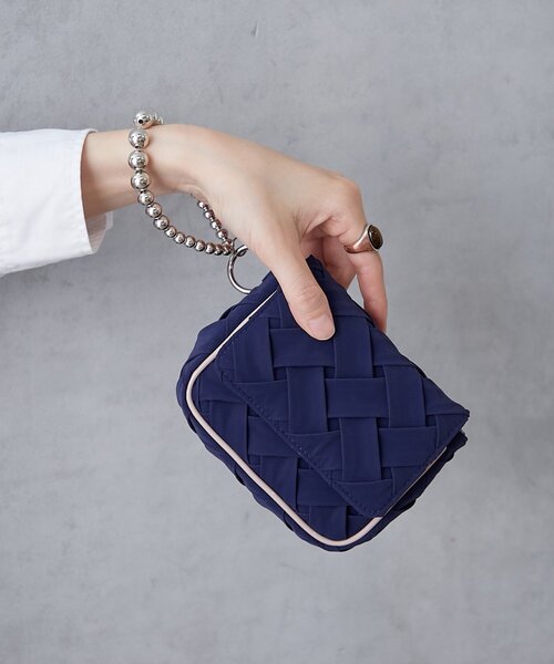 BIRTHDAY BAR(バースデイバー)の「Suede Tissue Pocket Charm Pouch チャームポーチ(ポーチ・レディース・ベージュ/ネイビー・0)」の11枚目の写真