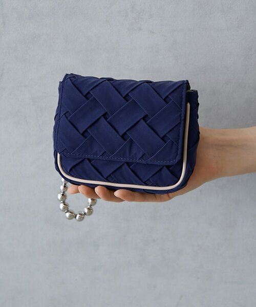 BIRTHDAY BAR(バースデイバー)の「Suede Tissue Pocket Charm Pouch チャームポーチ(ポーチ・レディース・ベージュ/ネイビー・0)」の12枚目の写真