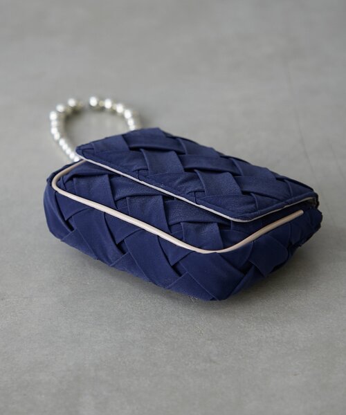 BIRTHDAY BAR(バースデイバー)の「Suede Tissue Pocket Charm Pouch チャームポーチ(ポーチ・レディース・ベージュ/ネイビー・0)」の15枚目の写真