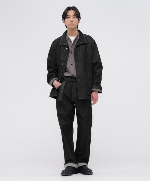 MHL.(エムエイチエル)の「CANTON BLACK DENIM(デニムパンツ・メンズ・ブラック・29/33/31)」の1枚目の写真