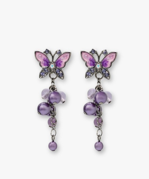 ANNA SUI(アナスイ)の「カラントモチーフ ピアス(ピアス(両耳用)・レディース・パープル/レッド・ONE SIZE)」の2枚目の写真