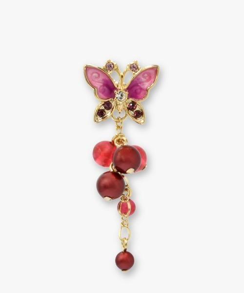 ANNA SUI(アナスイ)の「カラントモチーフ ピアス(ピアス(両耳用)・レディース・パープル/レッド・ONE SIZE)」の6枚目の写真