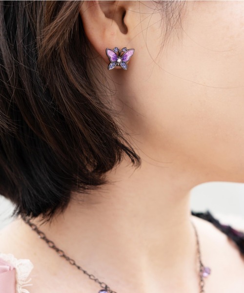 ANNA SUI(アナスイ)の「カラントモチーフ ピアス(ピアス(両耳用)・レディース・パープル/レッド・ONE SIZE)」の15枚目の写真