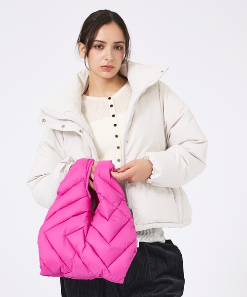 KWD(ケーダブルディー)の「【KWD/ケーダブルディー】ダウンバッグ/DOWN BAG/ハンドバッグ(ハンドバッグ・レディース・ブルー/ピンク/ブラック・フリー)」の3枚目の写真
