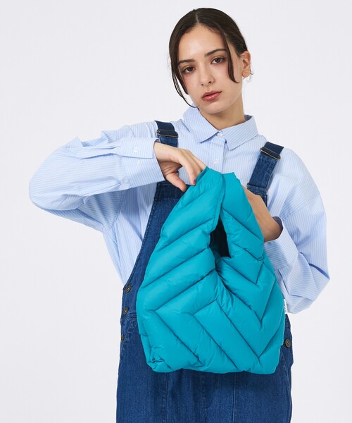 KWD(ケーダブルディー)の「【KWD/ケーダブルディー】ダウンバッグ/DOWN BAG/ハンドバッグ(ハンドバッグ・レディース・ブルー/ピンク/ブラック・フリー)」の1枚目の写真