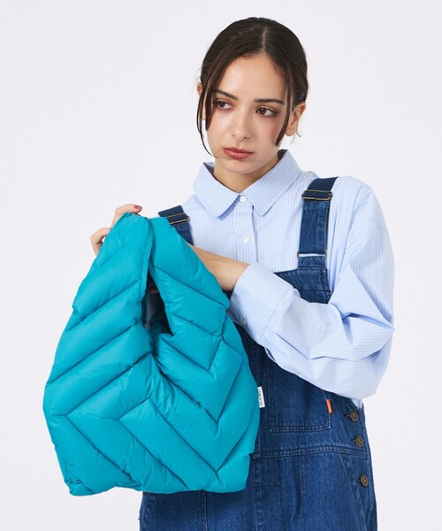 KWD(ケーダブルディー)の「【KWD/ケーダブルディー】ダウンバッグ/DOWN BAG/ハンドバッグ(ハンドバッグ・レディース・ブルー/ピンク/ブラック・フリー)」の6枚目の写真
