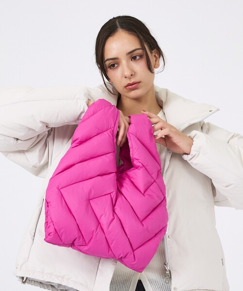 KWD(ケーダブルディー)の「【KWD/ケーダブルディー】ダウンバッグ/DOWN BAG/ハンドバッグ(ハンドバッグ・レディース・ブルー/ピンク/ブラック・フリー)」の10枚目の写真