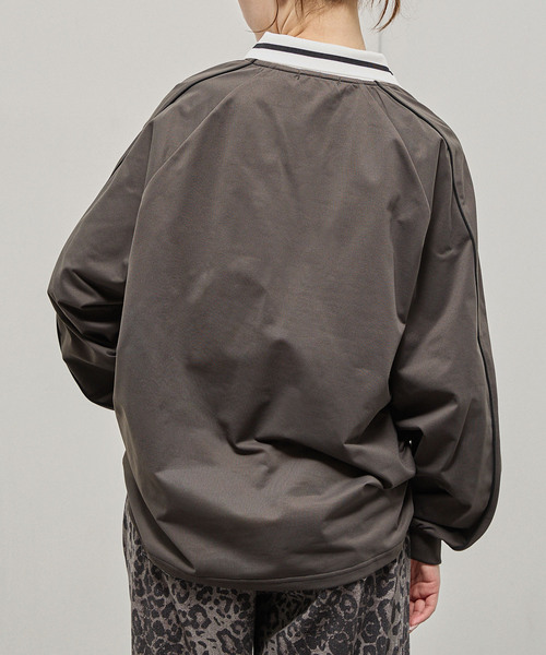 Alfred Alex(アルフレッドアレックス)の「【Alfred Alex】Oversized Soccer Game Shirt / オーバーサイズ サッカーゲームシャツ(Tシャツ/カットソー・メンズ・スミクロ/ライトグレー/ブラック/ワインレッド/ネイビー・L/M)」の21枚目の写真
