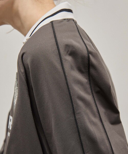 Alfred Alex(アルフレッドアレックス)の「【Alfred Alex】Oversized Soccer Game Shirt / オーバーサイズ サッカーゲームシャツ(Tシャツ/カットソー・メンズ・スミクロ/ライトグレー/ブラック/ワインレッド/ネイビー・L/M)」の22枚目の写真