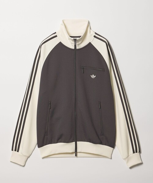 adidas Originals(アディダスオリジナルス)の「【WEB限定/別注】<adidas Originals>VTG トラック ジャケット(ジャージ・レディース・オフホワイト/ダークグレー・S/XS)」の2枚目の写真