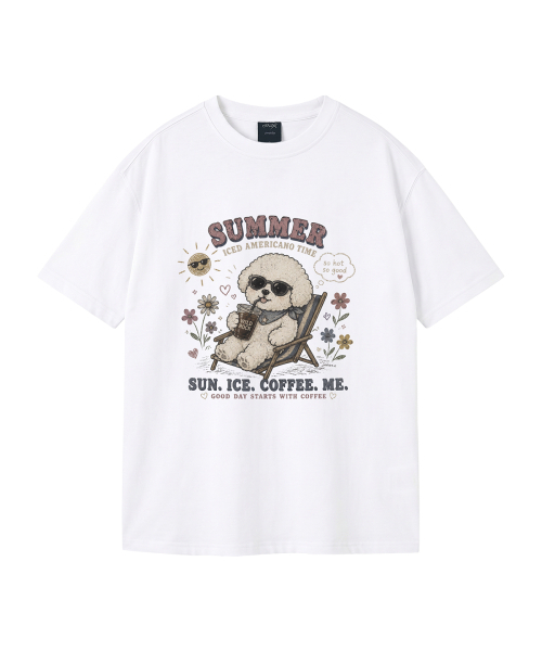 WILDROCK（ワイルドロック）の「[ワイルドシュン] サマー クール ビション ピグメント オーバーサイズ 半袖Tシャツ（Tシャツ/カットソー・レディース・ホワイト/ライトグレー/ブラック/カーキ/ピンク/ブルー/ライトパープル/チャコール・SMALL/MEDIUM/LARGE/X-SMALL/FREE）」の9枚目の写真
