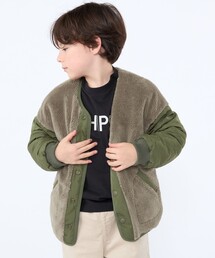 ボア」に該当するキッズのジャケット/アウター（キルティング