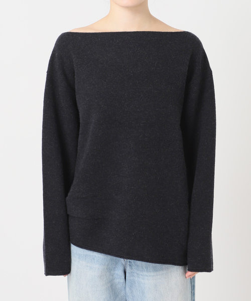 plage(プラージュ)の「《一部カラー 一部店舗・WEB限定》Snood set ニット(ニット/セーター・レディース・アイボリー/チャコールグレー/ライトグレー・FREE)」の8枚目の写真