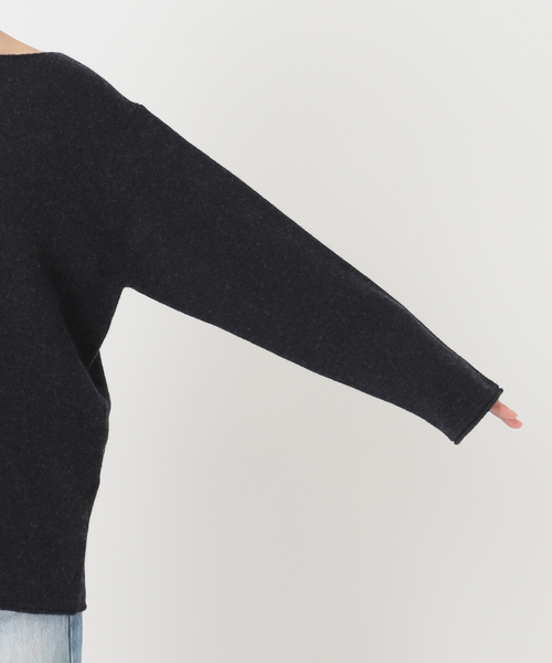 plage(プラージュ)の「《一部カラー 一部店舗・WEB限定》Snood set ニット(ニット/セーター・レディース・アイボリー/チャコールグレー/ライトグレー・FREE)」の12枚目の写真