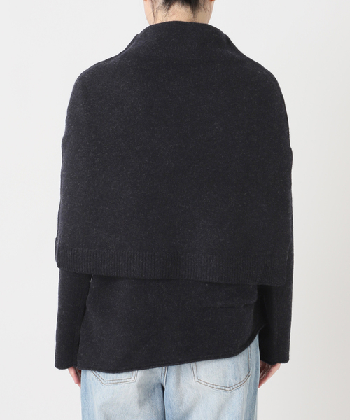 plage(プラージュ)の「《一部カラー 一部店舗・WEB限定》Snood set ニット(ニット/セーター・レディース・アイボリー/チャコールグレー/ライトグレー・FREE)」の17枚目の写真
