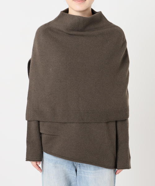 plage(プラージュ)の「《一部カラー 一部店舗・WEB限定》Snood set ニット(ニット/セーター・レディース・アイボリー/チャコールグレー/ライトグレー・FREE)」の20枚目の写真