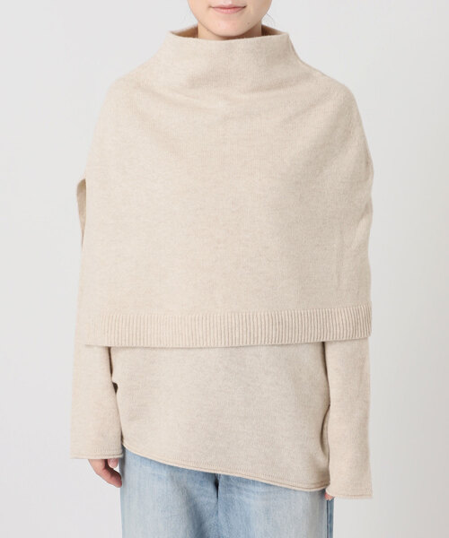 plage(プラージュ)の「《一部カラー 一部店舗・WEB限定》Snood set ニット(ニット/セーター・レディース・アイボリー/チャコールグレー/ライトグレー・FREE)」の22枚目の写真