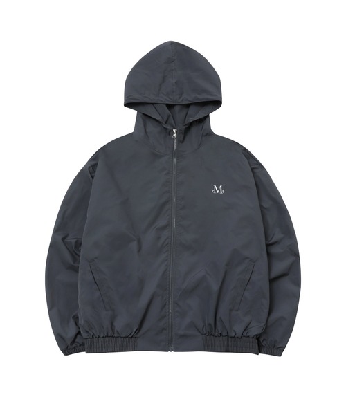 MUCENT(ムセント)の「◇MUCENT◇ブランド直輸入正規品/バックラウンド・ウィンドブレーカー Back Round Windbreaker(ブルゾン・レディース・ブラック/チャコール・FREE)」の6枚目の写真