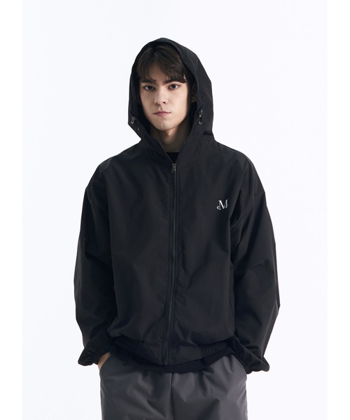 MUCENT(ムセント)の「◇MUCENT◇ブランド直輸入正規品/バックラウンド・ウィンドブレーカー Back Round Windbreaker(ブルゾン・レディース・ブラック/チャコール・FREE)」の21枚目の写真