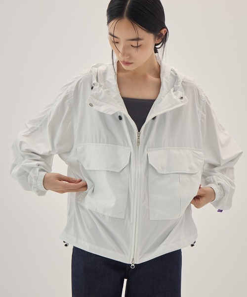 THE NORTH FACE PURPLE LABEL(ザ ノースフェイス パープルレーベル)の「【THE NORTH FACE PURPLE LABEL/ザ・ノース・フェイス パープルレーベル】PERTEX QUANTUM Mountain Wind Parka/パーテックス クァンタム マウンテン ウィンド パーカ(パーカー・レディース・ライトグレー/カーキ・S)」の2枚目の写真