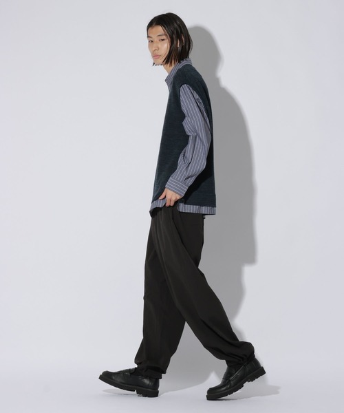 LAKOLE(ラコレ)の「ストライプレイヤードベスト / 1064717(ベスト・メンズ・ブラウン/ネイビー/ブラック・LARGE/MEDIUM)」の5枚目の写真