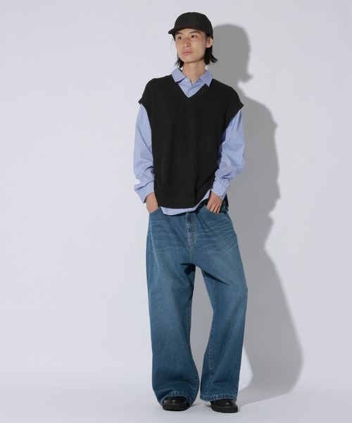 LAKOLE(ラコレ)の「ストライプレイヤードベスト / 1064717(ベスト・メンズ・ブラウン/ネイビー/ブラック・LARGE/MEDIUM)」の12枚目の写真