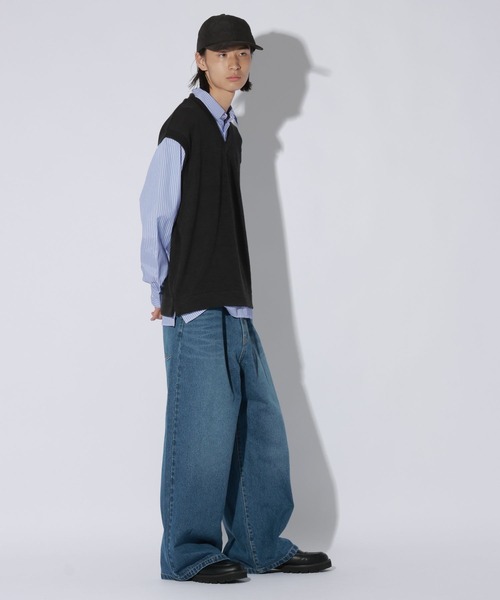 LAKOLE(ラコレ)の「ストライプレイヤードベスト / 1064717(ベスト・メンズ・ブラウン/ネイビー/ブラック・LARGE/MEDIUM)」の13枚目の写真