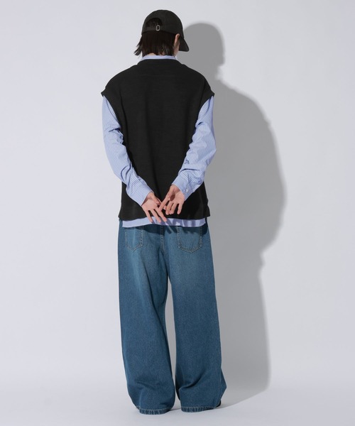 LAKOLE(ラコレ)の「ストライプレイヤードベスト / 1064717(ベスト・メンズ・ブラウン/ネイビー/ブラック・LARGE/MEDIUM)」の14枚目の写真