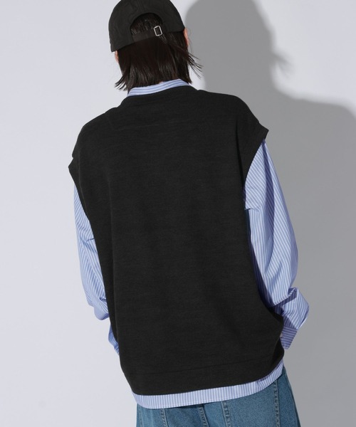 LAKOLE(ラコレ)の「ストライプレイヤードベスト / 1064717(ベスト・メンズ・ブラウン/ネイビー/ブラック・LARGE/MEDIUM)」の16枚目の写真