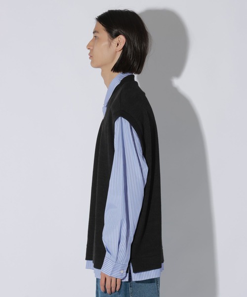 LAKOLE(ラコレ)の「ストライプレイヤードベスト / 1064717(ベスト・メンズ・ブラウン/ネイビー/ブラック・LARGE/MEDIUM)」の18枚目の写真