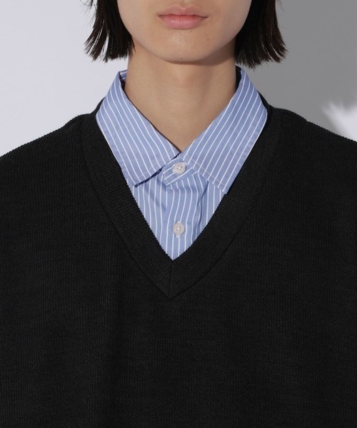 LAKOLE(ラコレ)の「ストライプレイヤードベスト / 1064717(ベスト・メンズ・ブラウン/ネイビー/ブラック・LARGE/MEDIUM)」の20枚目の写真