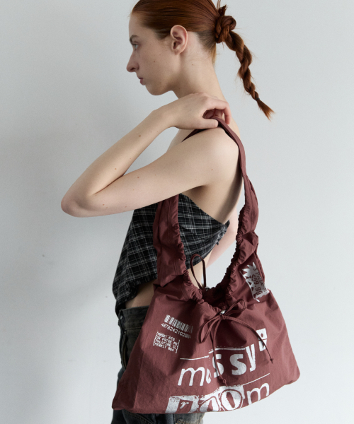 FILLINTHEBLANK（フィルインザブランク）の「Stance Packable Multi Bag (messy)(brown)（ショルダーバッグ・レディース・その他・FREE）」の2枚目の写真