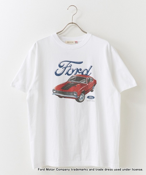 GOOD ROCK SPEED(グッドロックスピード)の「GOOD ROCK SPEED/グッドロックスピード Ford CAR グラフィックTシャツ 2026年 夏 夏服(Tシャツ/カットソー・メンズ・ホワイト・M)」の1枚目の写真