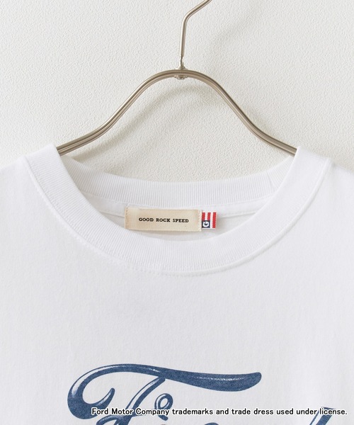 GOOD ROCK SPEED(グッドロックスピード)の「GOOD ROCK SPEED/グッドロックスピード Ford CAR グラフィックTシャツ 2026年 夏 夏服(Tシャツ/カットソー・メンズ・ホワイト・M)」の2枚目の写真