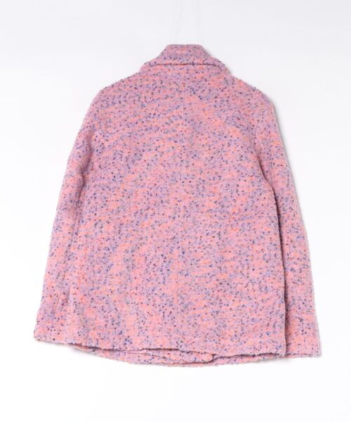 Desigual(デシグアル)の「Tweed double breasted crop jacket / ツイードダブルブレストクロップジャケット(ピーコート・レディース・レッド・S/M/XL/XS/L)」の2枚目の写真
