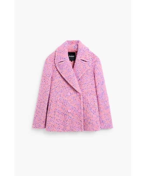 Desigual｜デシグアルのピーコート（レッド/赤色系・ボーダー柄）通販