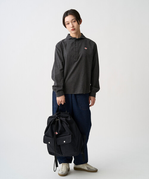 DANTON(ダントン)の「ROGER - Canvas Back Pack(バックパック/リュック・レディース・オレンジ/ブラウン系その他/ブラック/アイボリー/チャコール・-)」の8枚目の写真