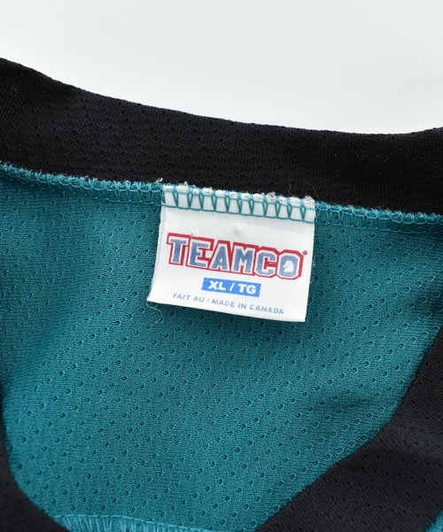 NBA/NFL/NHL/MLB(エヌビーエーエヌエフエルエヌエイチエルエムエルビー)の「【USED】TEAMCO “NHL San Jose Sharks #19” ゲームシャツ(Tシャツ/カットソー・メンズ・グリーン・X-LARGE)」の4枚目の写真