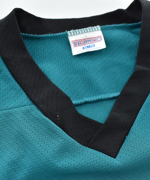 NBA/NFL/NHL/MLB(エヌビーエーエヌエフエルエヌエイチエルエムエルビー)の「【USED】TEAMCO “NHL San Jose Sharks #19” ゲームシャツ(Tシャツ/カットソー・メンズ・グリーン・X-LARGE)」の6枚目の写真