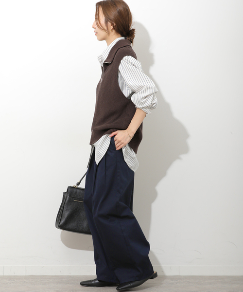 JOURNAL STANDARD relume(ジャーナルスタンダード レリューム)の「《追加》スーピマコットンストライプシャツ(シャツ/ブラウス・レディース・ホワイト/ピンク系その他/ブルー系その他/ライトグリーン・FREE)」の6枚目の写真